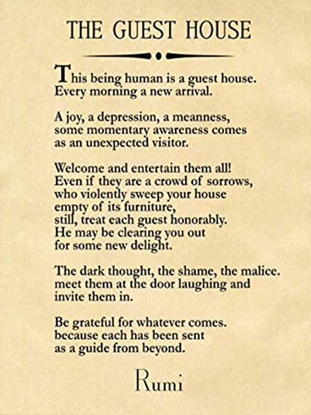Rumi the guest house urdu poem - mzaerdefense
